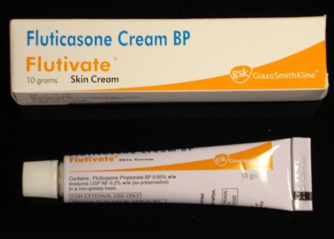 Fluticasone skin creams