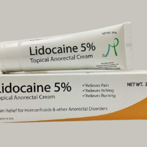 Lidocaine for piles and itchy bottom 5%